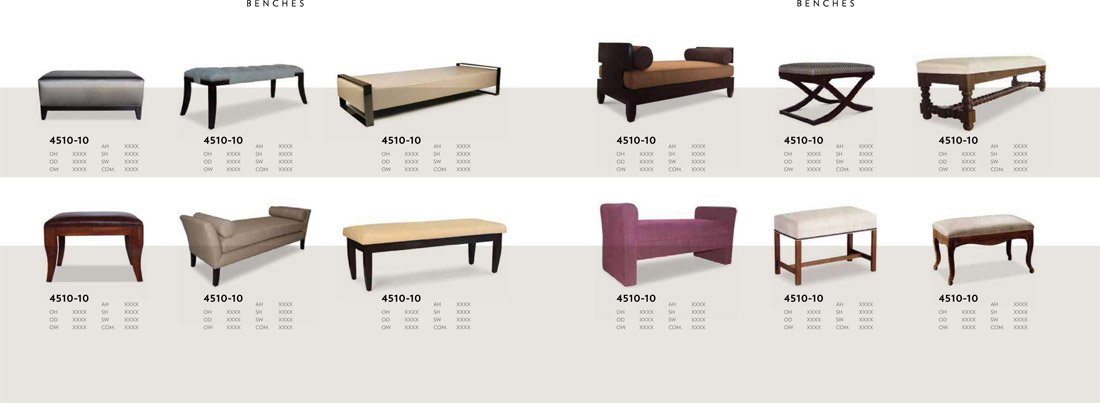 Nova Furniture Group Benches